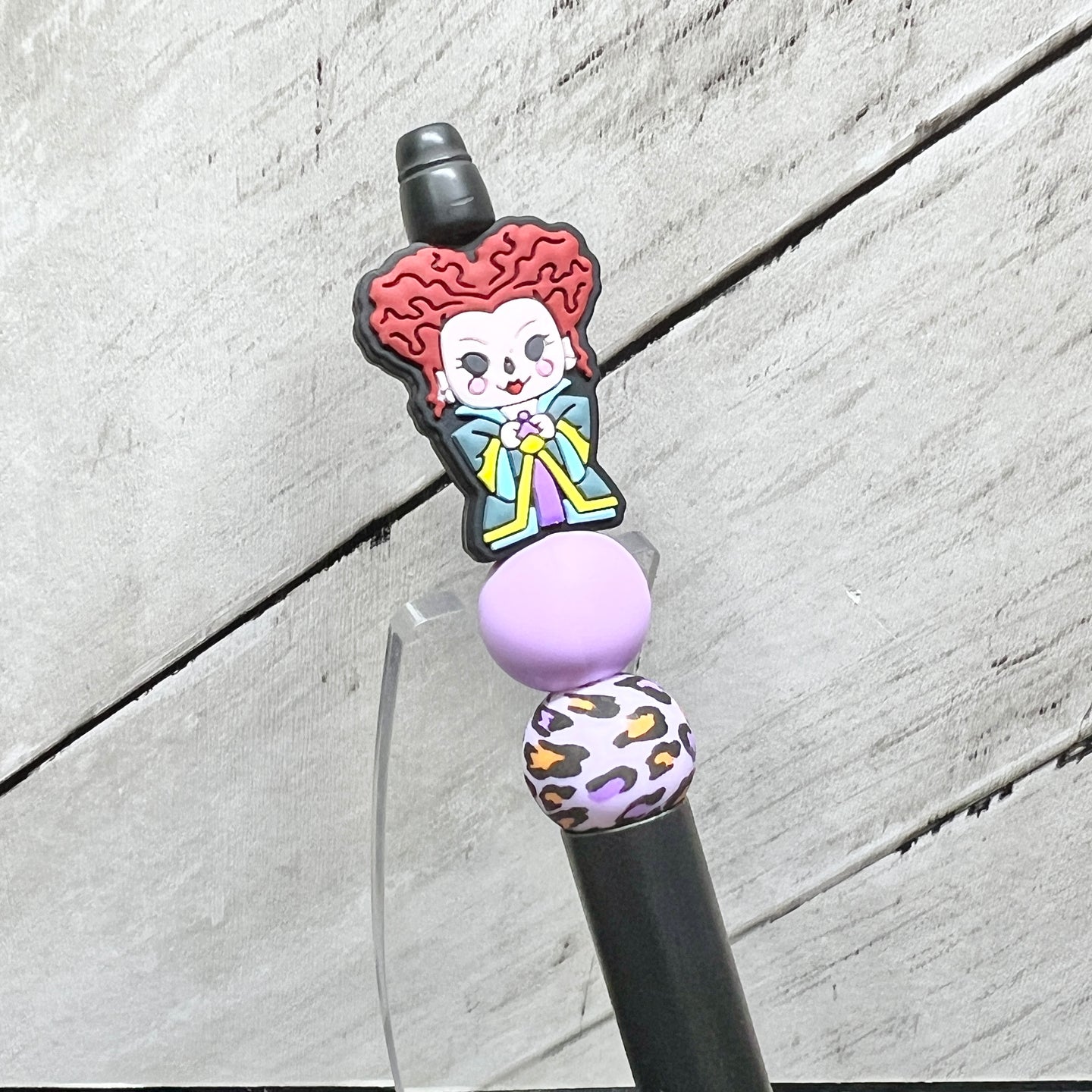 Red Hair Witch Plastic Pen
